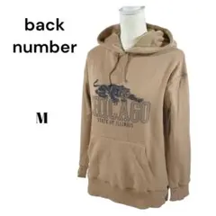 バックナンバー　メンズ　プルオーバー　パーカー　裏起毛【M】ライトブラウン