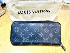 ☆美品☆ルイヴィトン 長財布 モノグラムエクリプス ジッピーウォレット メンズ