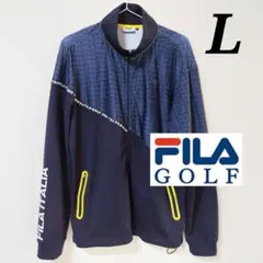 FILA GOLF フィラゴルフ メンズ フルジップジャージ L ネイビーウェアのサムネイル