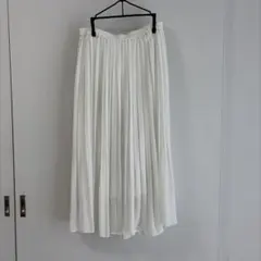 未使用　UNIQLO シフォンプリーツロングスカート　Lサイズ