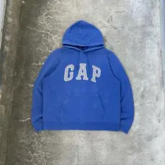 00s GAP パーカー ブルー ストリート Y2K