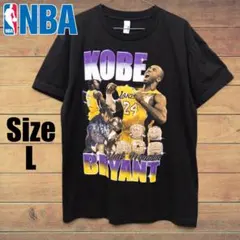 US古着 NBA コービー・ブライアント レイカーズ メモリアルTシャツ L 黒のサムネイル