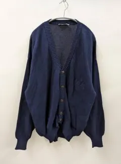 ジバンシイジェントルマン/エンブレム刺繍ローゲージカーディガン/ゆったりサイズのサムネイル