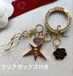 CHANEL _2025 コメット　カメリア⭐︎ゴールドチャーム　〈新品〉