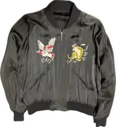 新品未使用！コムデギャルソン港南オールブラック スカジャン　リバーシブルM 新品未使用！コムデギャルソン港南オールブラック スカジャン