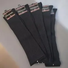 新品未使用　レディース　ハイソックス　ブラック　23−25センチ