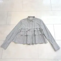 MARILYN MOON ストライプフリルシャツのサムネイル