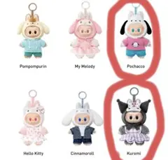 POPMART ラブブ サンリオコラボ クロミ ポチャッコ