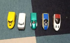 ハッピーセットプラレール 車両 5台セット 新幹線など