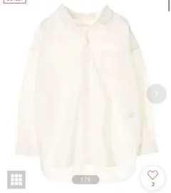 アースミュージックアンドエコロジー　ビッグシルエットシャツ