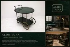 アルド・トゥーラ ゴートスキンコーヒーテーブル 山羊革張りセンター