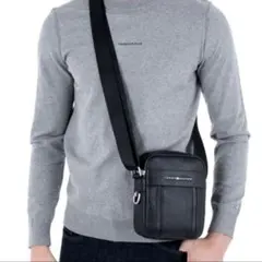 トミーヒルフィガー　TH ダウンタウン ミニ レポーター　黒　ショルダーバッグ