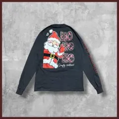 US古着 SIMPLY SOUTHERN 両面プリント ロンT 長袖 グレー S