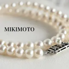 【最高品位・花珠】ミキモト　アコヤ　パール　ネックレス　M刻印
