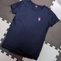 Disney ミニーマウス 半袖Tシャツ ネイビー L