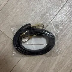 黒 合成皮革 バッグストラップ 約120cm