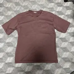 16.GU ポケットTシャツ ブラウン XLのサムネイル