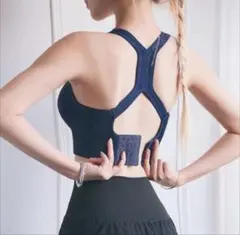 【新品＆セール】スポーツブラ　ブラックM