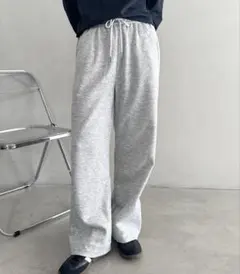 値下げ⭕️スウェットパンツ ワイドシルエット ドロスト仕様