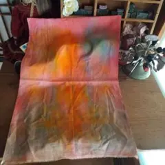82. ジャンクジャーナル素材。手染め布