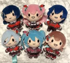 プロセカ　ふわぷち　マスコット　ぬいぐるみ　モモジャン　モアジャン　6種セット