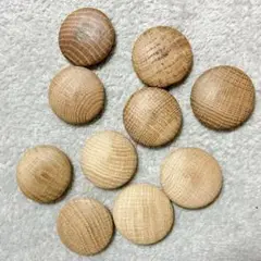 uxcell 木製プラグ 10個セット 40 x 35 mm ねじ穴カバー