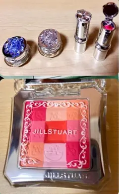 ジルスチュアート　リップスティック　ジェルパフューム　チークカラー　化粧ポーチ