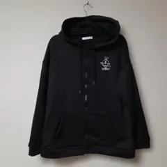 new NE　ラビットジップアップパーカー　黒　ブラック　BLACK　XXL