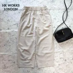 【HK WORKS LONDON】しまむら タックテーパードパンツ ゆったり薄手のサムネイル