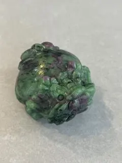 希少】ジオード瑪瑙（2回結晶）龍亀（ロングイ）置物