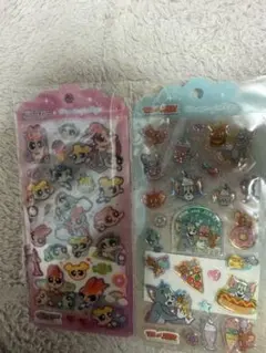 パワパフガールズ・トムとジェリー　ドロップジュエリーシール