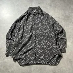 ヴィンテージ 水玉 アートパターン ヨーロピアン レトロ デザイン シャツ