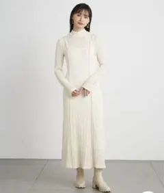 【Lily Brown】 レースデザイン　ワンピース