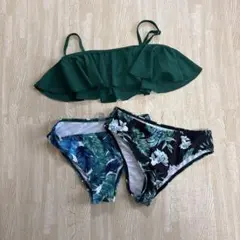 130cm 女の子用 セパレート水着