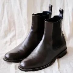 美品GUCCIグッチサイドゴアチェルシーブーツ茶7 1/2