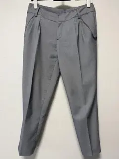 オリヒカ ブラック パンツスーツ 下のみ 七分丈 格子柄