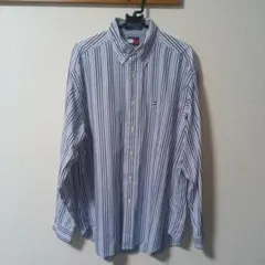 TOMMY HILFIGER ストライプ ボタンダウンシャツ M