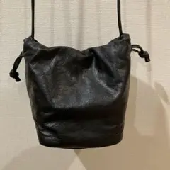アンパサンド　巾着　ショルダーバッグ　ブラックのサムネイル