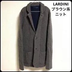 LARDINI ウールコットン 2者混 マイクロハウンドトゥースジレ ベスト