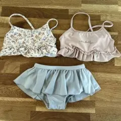 女の子用フリルセパレート水着セット 3点セット お値下げしました