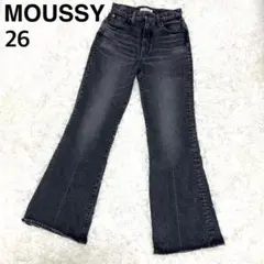 MOUSSY MVS BLACKFLARE　ジーンズ　フレアパンツ　26　L