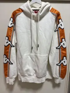 Kappa フード付きパーカー Mサイズ ホワイト