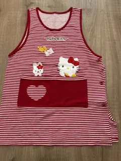 保育士　エプロン　2枚セット　ハローキティ