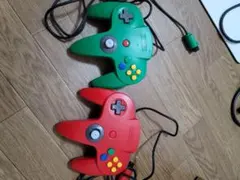 NINTENDO 64のコントローラー ✕２