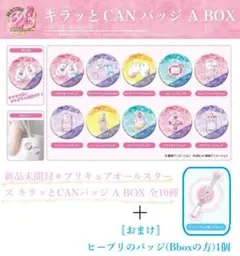 新品未開封＊プリキュアオールスターズ キラッとCANバッジ A BOX 全10種