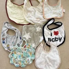 ベビー用スタイ・よだれかけ8点セット