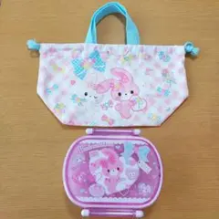ぼんぼんりぼん お弁当箱・巾着(おまけ付)