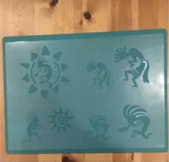 No.139 送料込 ステンシルシート ココペリ第4弾 フェザー インディアン