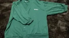 グリーン カーディガン