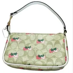 COACHコーチ テリ ショルダーバッグ ストロベリープリント いちご柄 